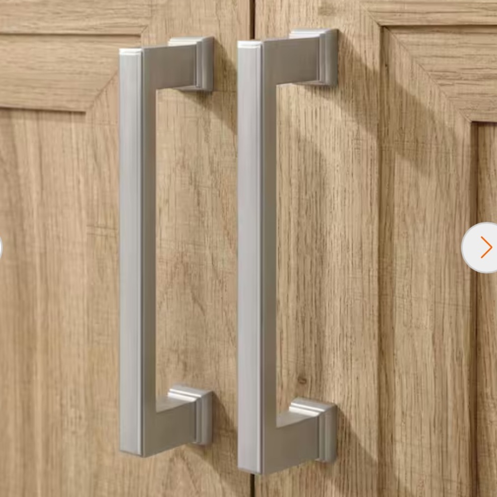 🛍🏙3️⃣ for $1️⃣5️⃣ 🆕 Bundle of 2 Glacier Bay brushed satin nickel cabinet pulls